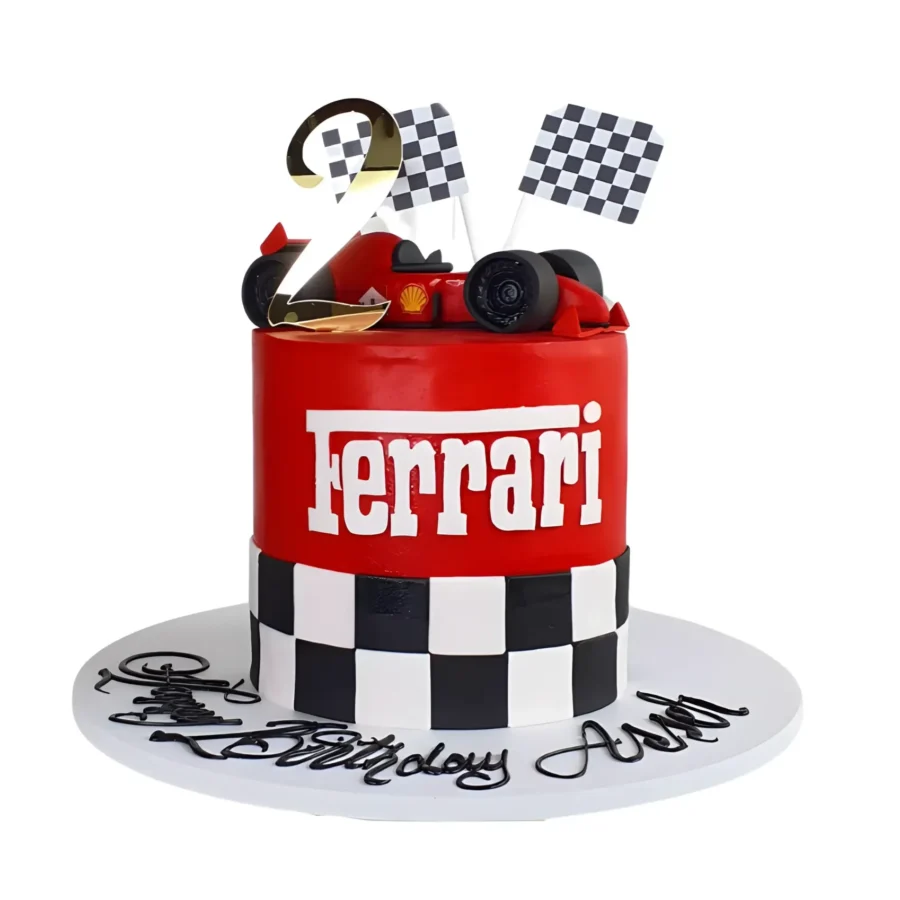 Ferrari Theme Cake